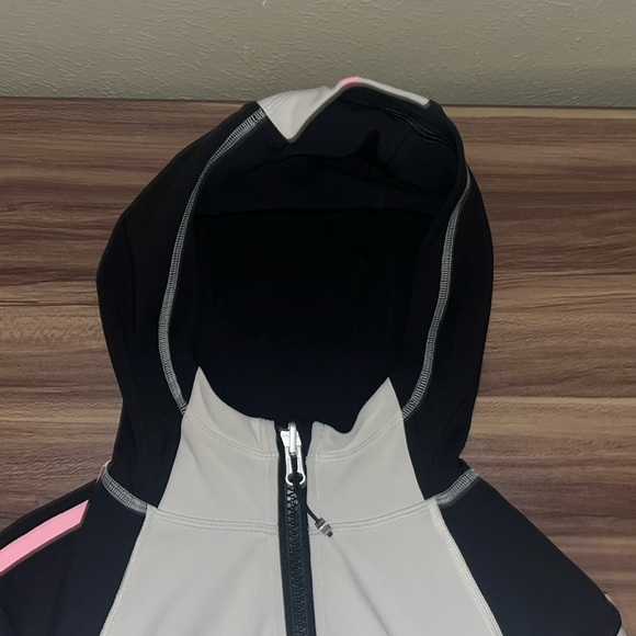 Lululemon Studio Surf Dune Black Bleached Coral Hooded Jacket - Picture 14 of 16